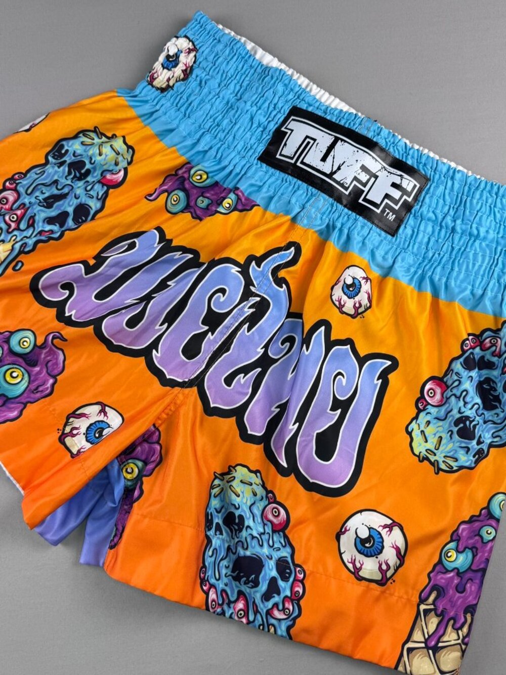 TUFF XXL Muay Thai Boxing MMA Trunks Kickboxing Training Gym Contact Shorts